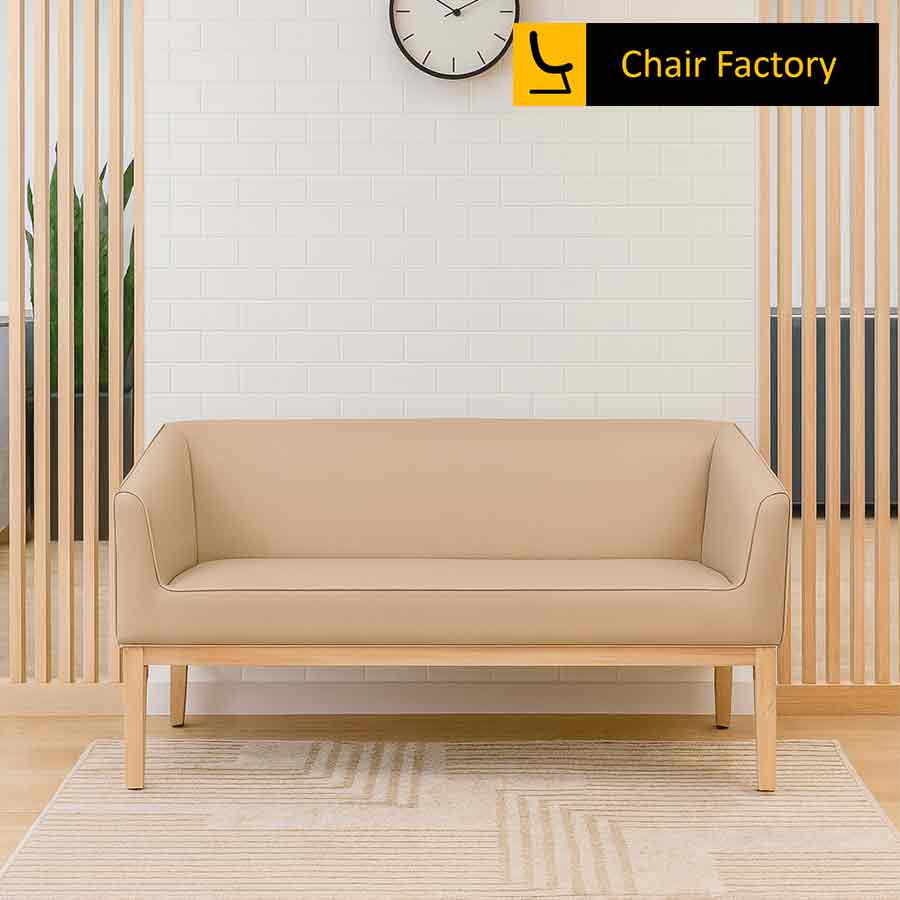 San Francisco 3 Seater Leather Office Sofa